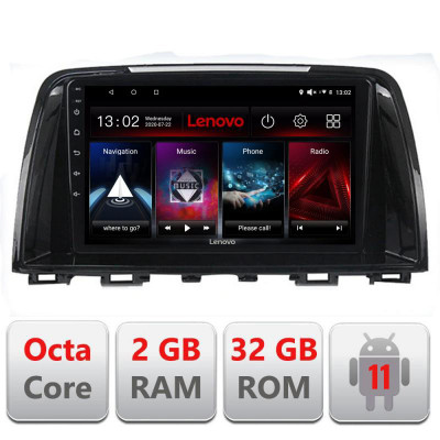 Navigatie dedicata Mazda 6 2013-2017 D-223 Lenovo Octa Core cu Android Radio Bluetooth Internet GPS WIFI DSP 2+32 GB 4G KIT-223 CarStore Technology foto