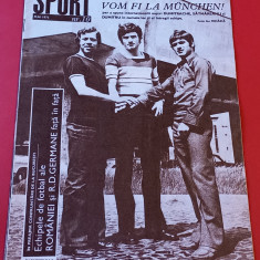 Revista SPORT nr.10/mai 1973 (prezentare SPORTUL STUDENTESC;DINAMO Bucuresti)