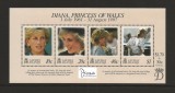Insulele Cayman 1998 - Prințesa Diana, bloc neuzat