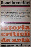 ISTORIA CRITICII DE ARTA