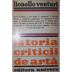 ISTORIA CRITICII DE ARTA
