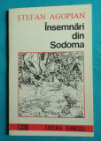 Stefan Agopian &ndash; Insemnari din Sodoma ( prima editie )