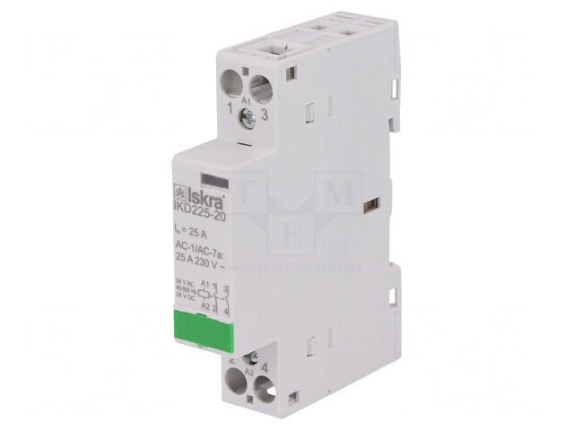 Contactor 2P 25A 24V NO