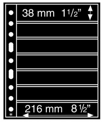 Set 5 folii GRANDE7S (A4) pentru timbre/colectibile de hartie foto