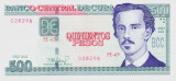 Bancnota Cuba 500 Pesos 2022 - P131 UNC