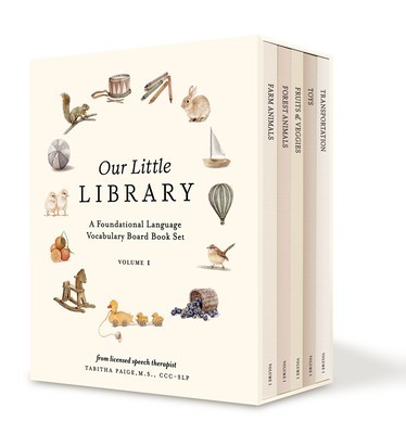Our Little Library: A Foundational Language Vocabulary Board Book Set for Babies foto