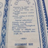 REVISTA,,FILATELIA PENTRU TOTI&quot;.ANUL I, NR.12-1932 R4.