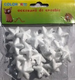 Figurina steluta pentru activitati crafts,polistiren,3cm,16 bucati set
