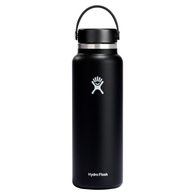 Sticla termos, inox, 1,18L, &amp;quot;Wide Mouth&amp;quot;, Black - Hydro Flask foto
