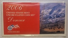 Set Monede Monetarie United States Statele Unite America USA, 2006, Denver, 10 monede