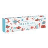 Sea Stamps 25 stamps + 2 ink pads