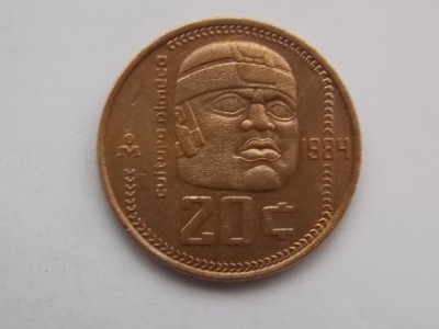 20 CENTAVOS 1984 MEXIC foto