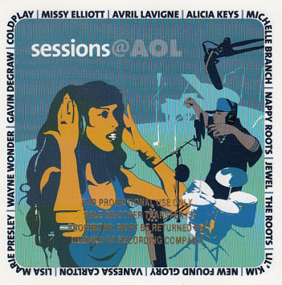 CD Various &amp;lrm;&amp;ndash; Sessions AOL (VG++) foto