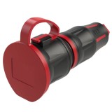 Priză mobilă 2P+E 16A IP54 250V &ndash; PCE | 25711-SR