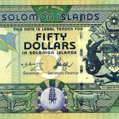 INSULELE SOLOMON █ bancnota █ 50 Dollars █ 2004 █ P-29 █ semnatura 8 █ UNC