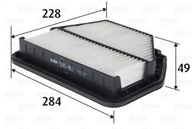 VALEO 585461 Filtru aer foto