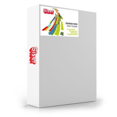 Hartie laser transfer termic pentru textile negre sau inchise la culoare - A4 foto