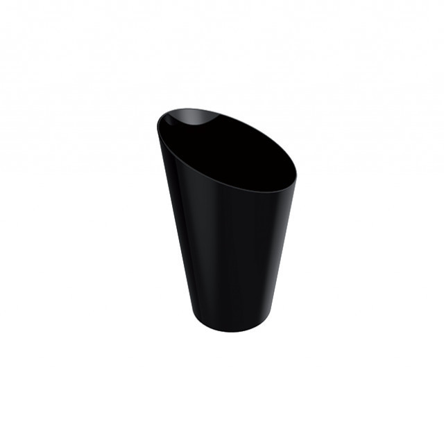Set 24 pahare desert polistiren unica folosinta, 75 cc - Bamboo, negre