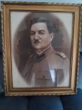 Tablou vechi rama fotografie militara poza razboi armata fotografie Romania WW1
