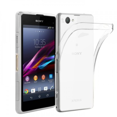 Husa SONY Xperia Z1 Compact - Luxury Slim Case TSS, Transparent foto