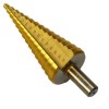 Burghiu Conic Trepte Dactylion, 4-32mm, Otel HSS Acoperit Titan, Profesional/Semipro/Hobby, Metal/Inox/Plastic