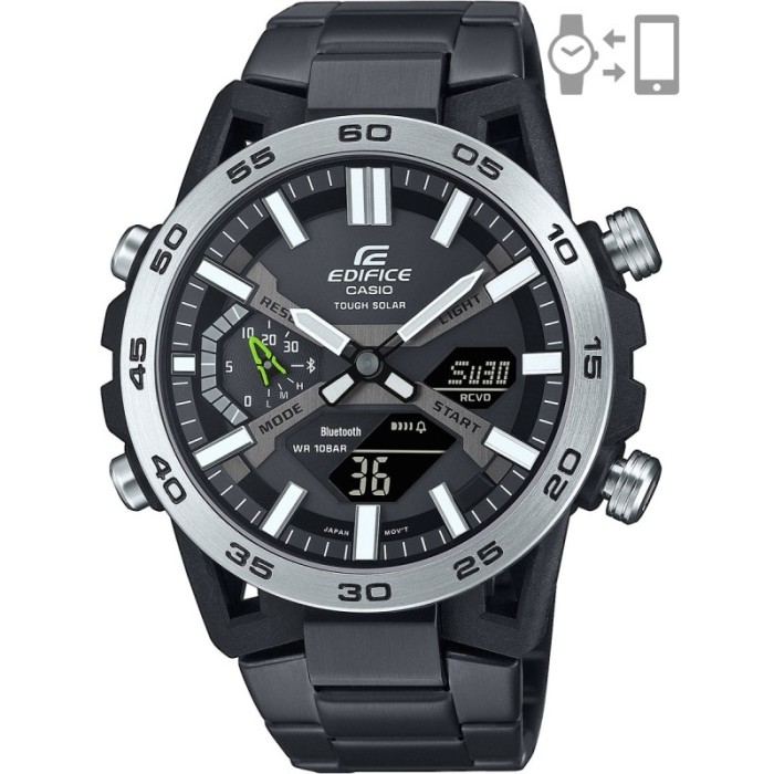 Ceas Barbati, Casio Edifice, Bluetooth Smartphone Link ECB-2000DD-1AEF - Marime universala