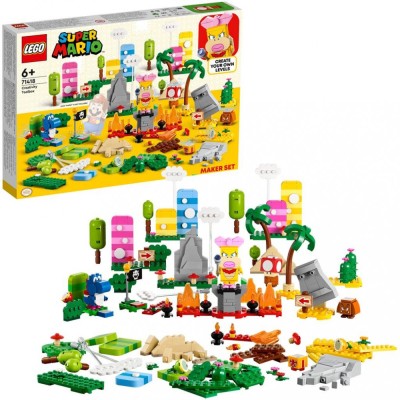 LEGO SUPER MARIO SET DE CREATOR CUTIA DE UNELTE PENTRU CREATIVITATE 71418 foto