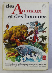 DES ANIMAUX ET DES HOMMES , textes choisis par SIMONE LAMBLIN , dessins par YVES BEAUJARD , 1983 foto