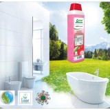 Detergent ECOLOGIC concentrat SANET lavocid, pentru spatii sanitare, bai si toalete, efect la depunerile de calcar, sapun,, 1l, dilutie 0.5%