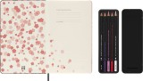 Set carnet si creioane - Sakura Creative Set by Kosuke Tsumura: Notebook, Large, Plain, Hard Cover + Set of 5 pencils | Moleskine