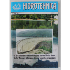 HIDROTEHNICA , REVISTA LUNARA STIINTIFICA SI TEHNICA , NR.4-5 , 2003