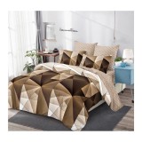 Cumpara ieftin Lenjerie de Pat Bumbac Finet 6 Piese cu Elastic - DNA135