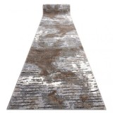 Traversa modern COZY 8876 Rio - structural două niveluri de l&acirc;nă maro, 100 cm, Dreptunghi, Lana