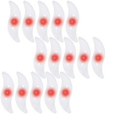 Set 15 lumini ambientale LED cu 3 moduri de iluminare pentru Bicicleta, Rosu