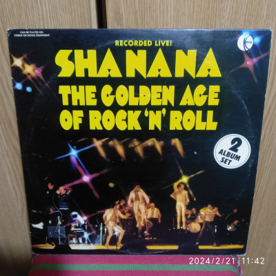 -Y- SHA NA NA THE GOLDEN ACE OF ROCK - DUBLU ALBUM ( Ex + ) - DISC VINIL LP foto