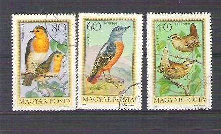 Hungary 1973 Birds, used E.170