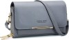 Geanta Dama Piele PU Gri Roulens Crossbody Umăr, 19.5cm, RESIGILATĂ - Portofel Carduri Telefon