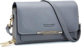 Cumpara ieftin Geanta de umar crossbody Roulens, din piele PU, gri - RESIGILAT