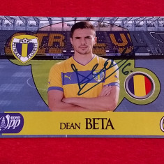 Foto cu autograf original - fotbalistul DEAN BETA (PETROLUL Ploiesti)