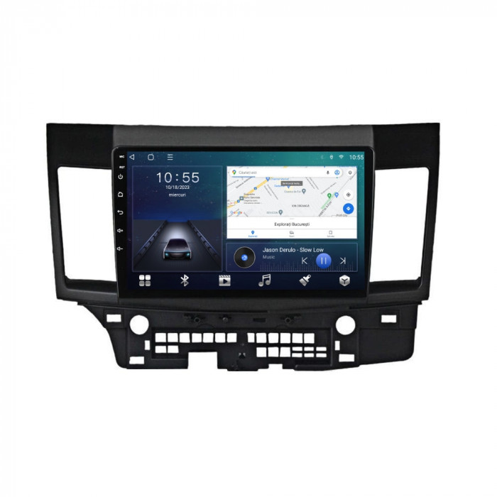 Navigatie dedicata cu Android Mitsubishi Lancer dupa 2007, 2GB RAM, Radio GPS