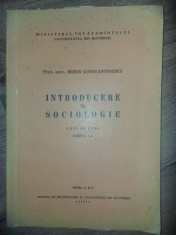 Introducere in sociologie Note de curs Partea 1 Miron Constantinescu