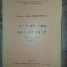 Introducere in sociologie Note de curs Partea 1 Miron Constantinescu