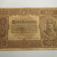 100 Coroane Korona 1920