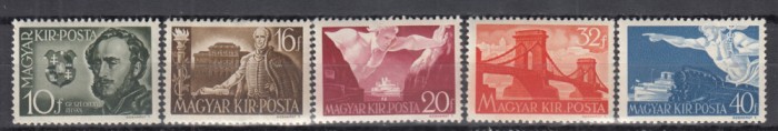 UNGARIA 1941 ANIVERSAREA 150 ANI NASTEREA I.SZECHENYI SERIE MNH