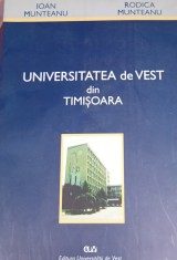 UNIVERSITATEA DE VEST DIN TIMISOARA Ioan Munteanu, Rodica Munteanu