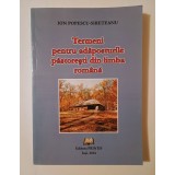 Ion Popescu-Sireteanu (autograf/ dedicație) - Termeni pentru adăposturile păstorești din limba rom&acirc;nă