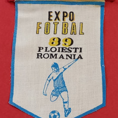 Fanion fotbal - "EXPO" FOTBAL 1989 PLOIESTI (varianta 2)