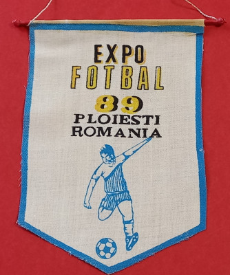 Fanion fotbal - &amp;quot;EXPO&amp;quot; FOTBAL 1989 PLOIESTI (varianta 2) foto