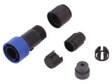Conector circular mufă tată 10 pini fără contacte pe cablu