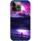 Husa compatibila cu Apple iPhone 11 Purple Night, Silicon, TPU, Viceversa